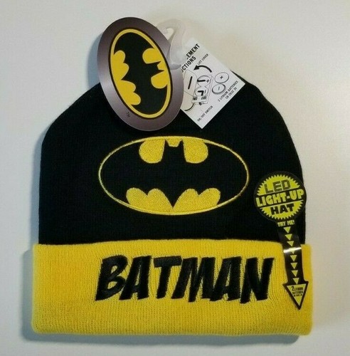 Batman Adult/Youth Yellow /Black Led 