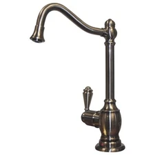 Whitehaus Forever Hot 5-1/2-Inch Instant Hot Water Dispenser Pewter Finish