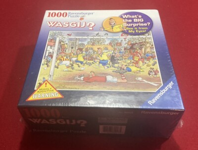 WASGIJ? Soccer Madness Ravensburger 1000 Pc  Jigsaw Puzzle Factory Sealed New