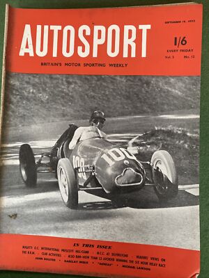 Autosport Magazine 19 September 1952 Bouley Bay Prescott & Brunton Hillclimbs