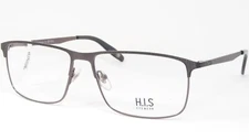 H.I.S by MPG HT4155 003 Gunmetal UNIQUE EYEGLASSES GLASSES FRAME HIS 56-14-145mm