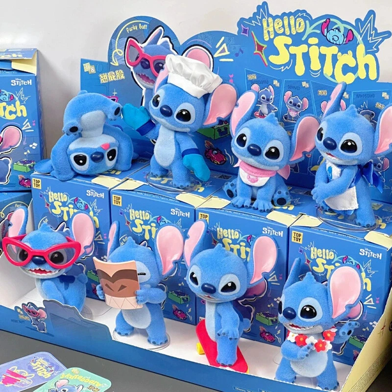 Hello Stitch ぬいぐるみ　TOPTOY TOPTOY Disney HELLO Stitch Series Confirmed Blind Box Figure