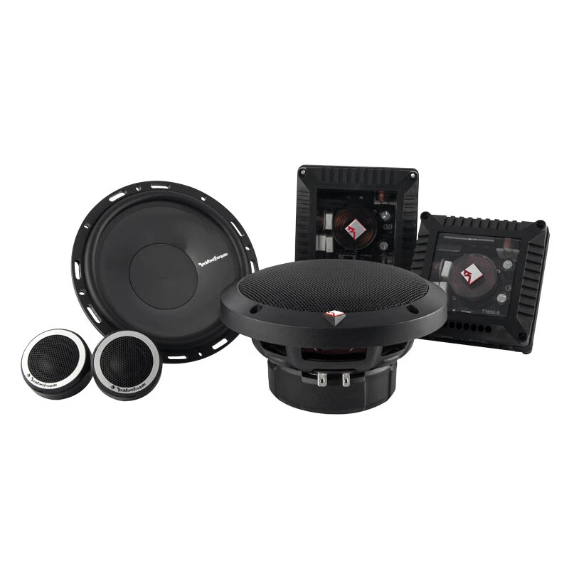 ROCKFORD FOSGATE POWER T1650-S 6.5" COMPONENT SPEAKERS TWEETERS CROSSOVERS NEW - Image 2 of 4