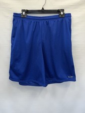 Champion Shorts Youth Large Blue Athletic 100 Polyester Elastic Drawstring Mesh