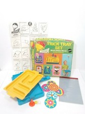 WIZZZER WIZ-Z-ZER MATTEL Vintage Spinning Toy TRICK TRAY SET 1969 Parts/Repair