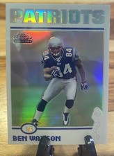 Beautiful💎BEN WATSON 2004 TOPPS CHROME RC -ROOKIE White Holo REFRACTOR #197