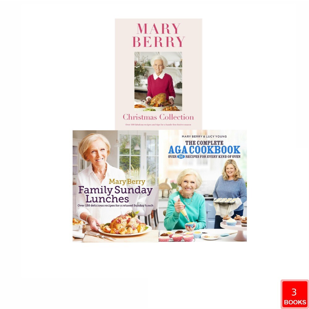 Mary Berry 3 Books Collection Set Christmas Collection, Complete Aga Cookbook - Image 3