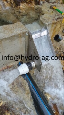 Coanda Gitter - Filter für Wasserkraft / Mikrohydrokraft