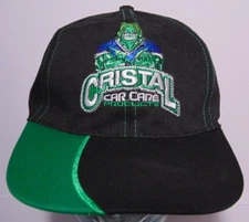 NWOT New Vintage Cristal Car Car Products Monster  Graphic Hat Cap Black & Green