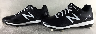 New Balance 4040v5 ゴルフシューズ New Balance Spikes Men's 7.5D 4040v5 Metal Baseball Cleats Black