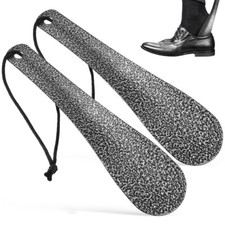 2 Pcs Shoehorn Handled with Hook Miss Pregnant Woman Travel Small