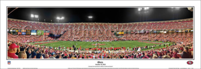  Football San Francisco 49ers Candlestick Park midfield Panoramic Poster 1047