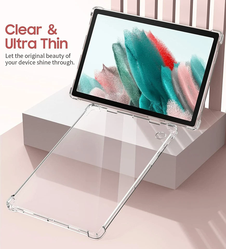 Clear Case For Samsung Galaxy Tab A 10.1 A8 10.5" S8 S7 FE S5e 11" 12.4" A7 8.7" - Image 3 of 4