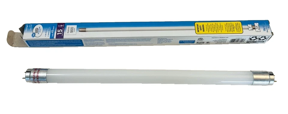 Great Value LED Light Bulb 7W (15W Equivalent) T8 T12 Replacement 900 Lumens - Image 2 of 4