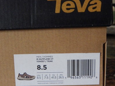 Teva Outflow CT Brown Men Outdoors Water Sandals 1134357  display picture 1