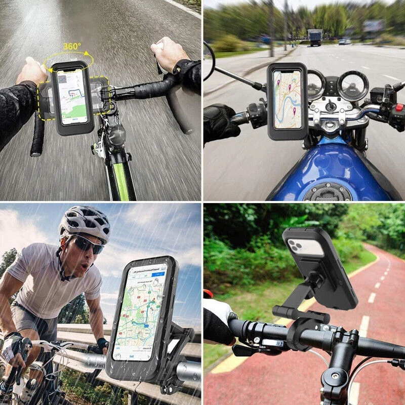 Motorcycle Phone Holder Waterproof Bike Mount For Delivery Drivers Case Bicycle - image 4 of 4
