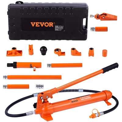 VEVOR Kit Martinetto Idraulico 12 Tonn. per Riparazione Auto da Garage Officina