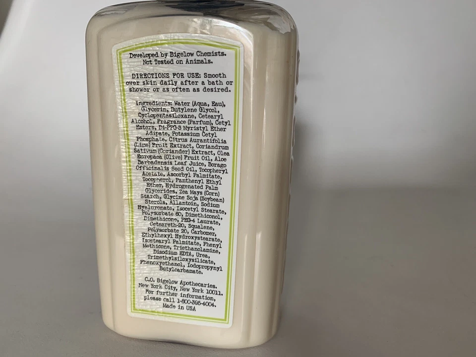 Bath & Body Works CO Bigelow Lime and Coriander Body Lotion 10 Oz - Image 4 of 4