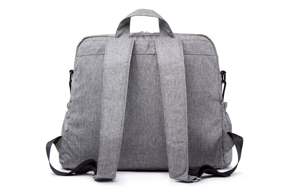 Soboba Solid Diaper Bag Fashion Waterproof Multi-functional Backpack Nursing Bab - Image 3 of 4