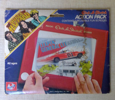 Dukes Of Hazzard Action Pack Etch A Sketch Reusable Fun Screens