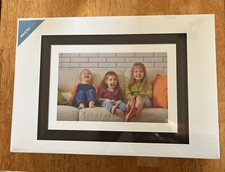 Dragon Touch Classic Digital Picture Frame - Brown, 10"