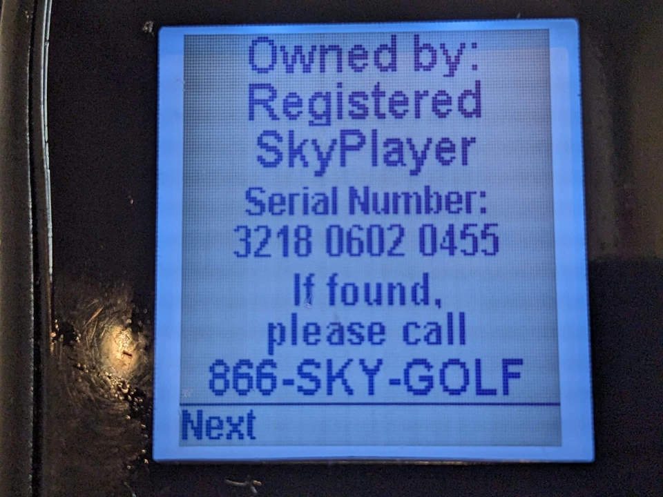 🔥Works🔥 SkyCaddie SG 2.5 GPS Golf Rangefinder Handheld Portable - Read Desc X - Image 4 of 4