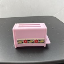 Vintage 1990's Barbie Mattel Pink Kitchen Toaster.