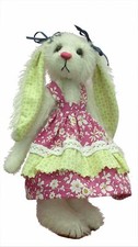 Sasha rabbit soft toy  sewing pattern.   Makes 8" bunny  (20cm) by pcbangles