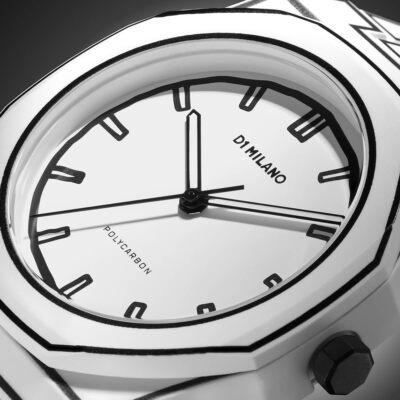 D1 MILANO Watc Men's PCBJ34 Polycarbonate White Sketch 40.5mm | eBay