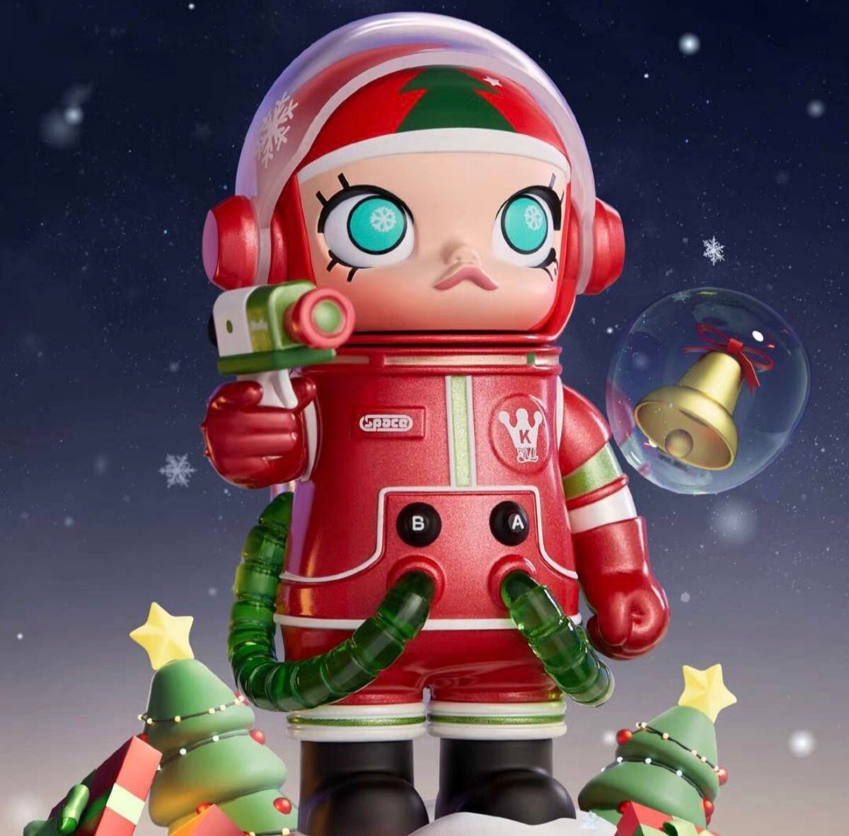 POP MART MEGA SPACE 100% Anniversary Series Christmas Molly Blind