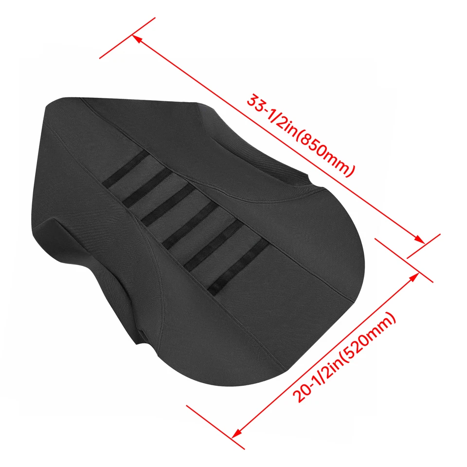 For Suzuki LTZ 400 Z400 Seat Cover BLACK RIBBED GRIPPER Quadsport Z400 2003-2009 - Image 2 of 4