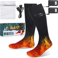 Heated Electric Socks, Unisex Foot Warmers
