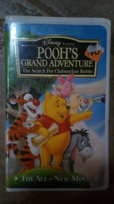 Vintage Walt Disney VHS Kassette Winie the Pooh Adventure Christopher Robin #Rar