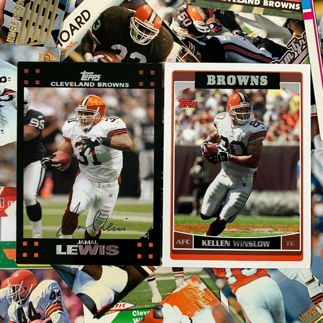 Cleveland Browns NFL Football Trading Card Lot (27) Topps SkyBox Fleer