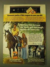 1979 Tide Detergent Ad - Lady Kenmore Washer #20946