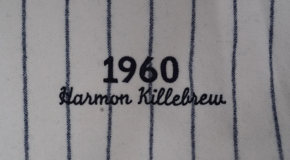 Harmon Killebrew Signed 1960 Washington Senators Mitchell & Ness Jersey Beckett - Image 3 of 4