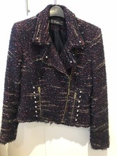 Zara Trafaluc Boucle Jacket Size 10