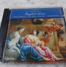 HANDEL 1 NM CD ENGLISH ARIAS JAMES BOWMAN ROBERT KING THE KING'S CONSORT 1995