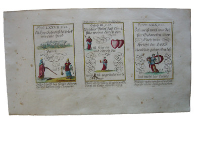 Alkolor Geistl emblem copper Ground honor God leads his people like flock Rebus 1699