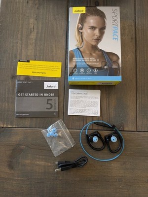 Jabra Sport Pace Wireless In-Ear Headphones 100-97700002-02 - Complete Tested