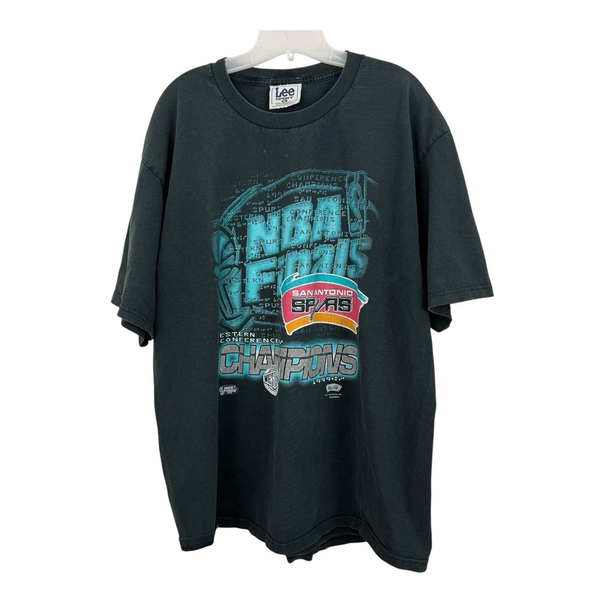 VTG 1999 Lee Sports San Antonio Spurs NBA Finals Western Champions