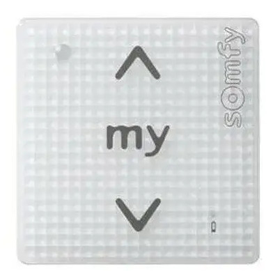1811007 - Comando A Parete A Sfioramento Somfy Smoove 1 Io Silver Shine