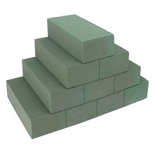 10 Packs Floral Foam Blocks Dry Wet Green 7.8x3.54x2.4 Inch Fresh Artificial