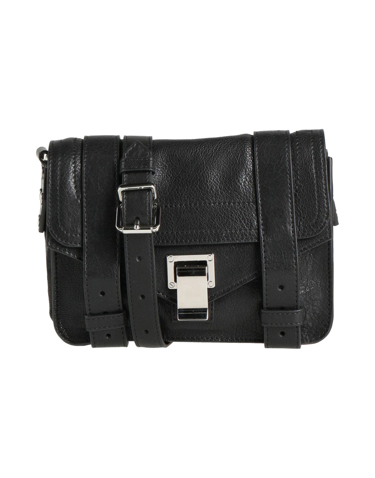 Proenza Schouler - Women - Pebbled-leather Flap bag - Black