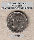2000 D - Denver, Roosevelt: 10¢ Dime "Circulated" Actual Coin Shown **FREE S&H**