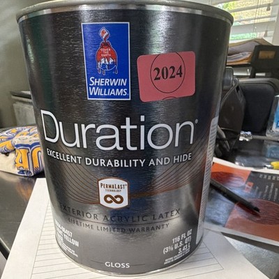 Sherwin-Williams Duration Exterior Acrylic Latex Gloss Paint 1 gal Bamboo Shoot