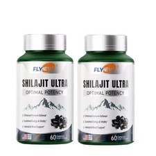 2 Packs Flynew Shilajit Ultra Optimal Potency, Shilajit Extract with L-Arginine