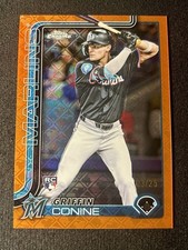 2025 Topps Chrome Logofractor Griffin Conine Orange  /25 #86 Marlins