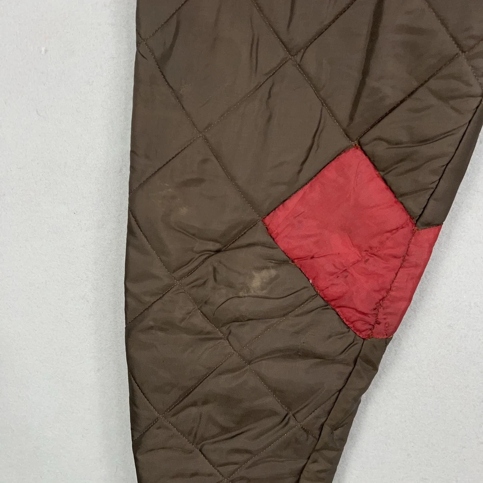 Vintage Red Head Pants Men Medum Brown Quilted Insulated Dacron Hunting 60s 70s - Image 4 of 4