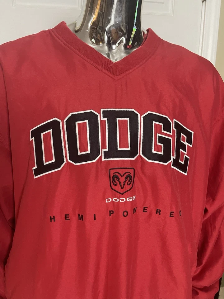 Cortavientos suéter forrado con cuello en V Dodge Hemi Powered para hombre XL Foto 2 de 4